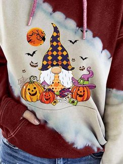 Funny Halloween Ladies Long Sleeve Hoodie