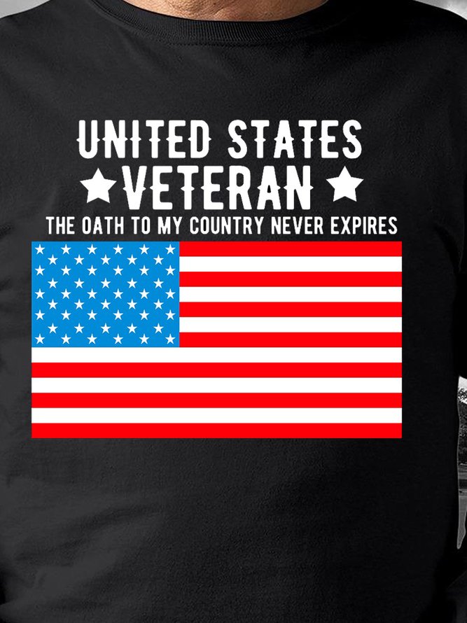 American Veteran Print Men's Sweatshirt