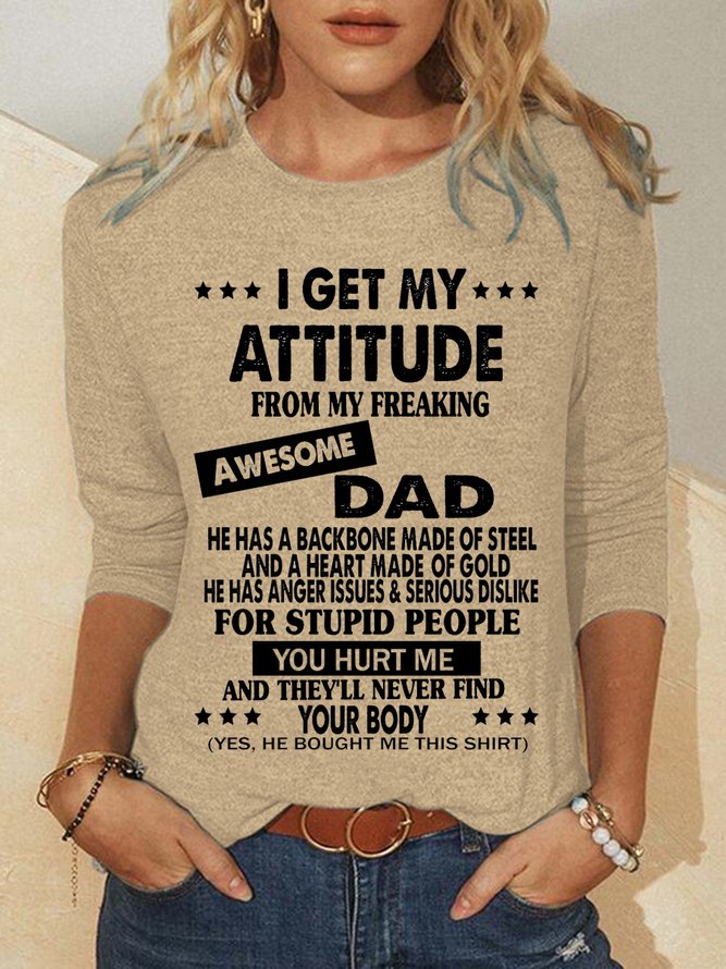 I Get A Awesome Dad Casual Tops