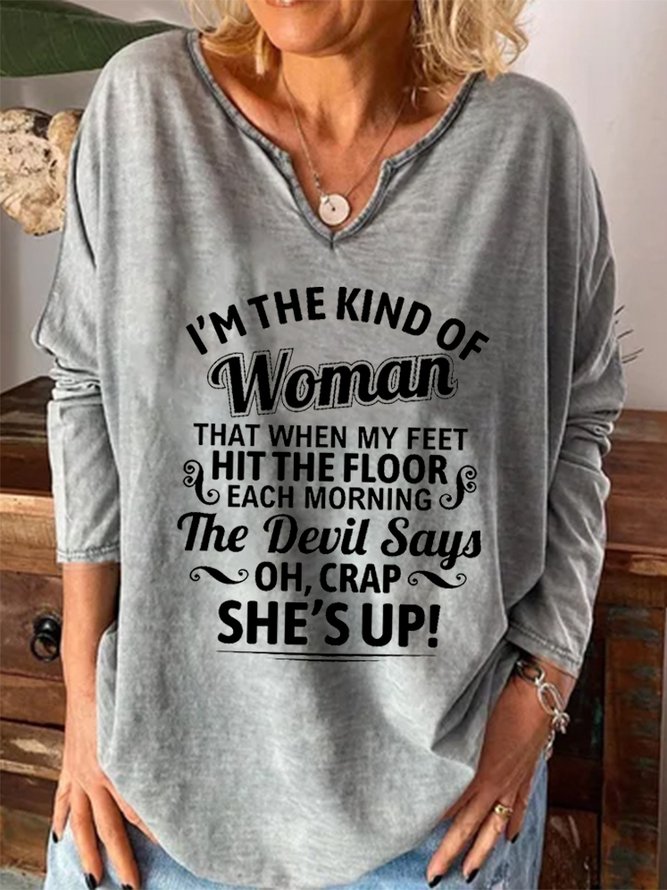 I'm The Kind Of Woman Women's long sleeve top