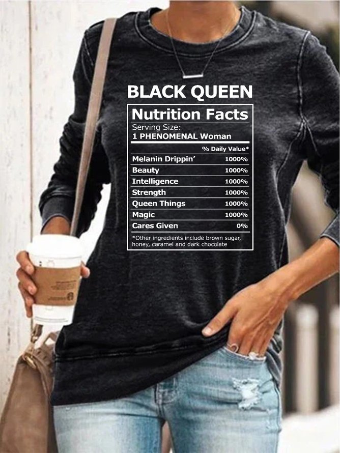 Black Woman Sweatshirt