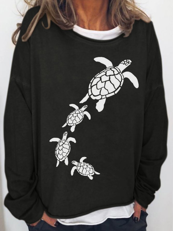 Sea Turtle  Letter Sweatshirts