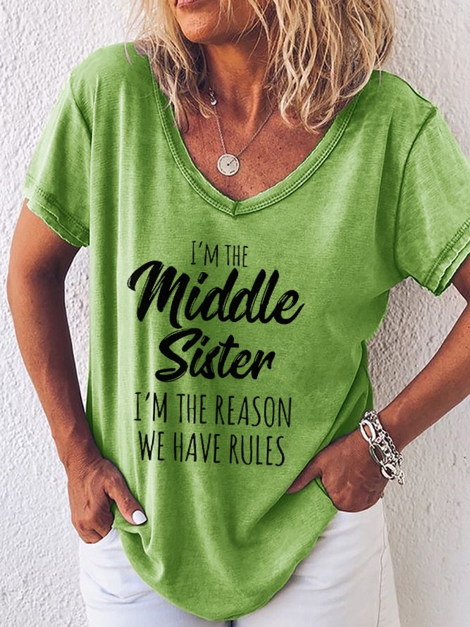 Funny Sister Casual T-shirt
