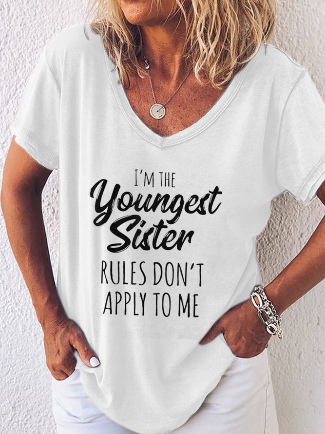 Funny Sister Casual T-shirt