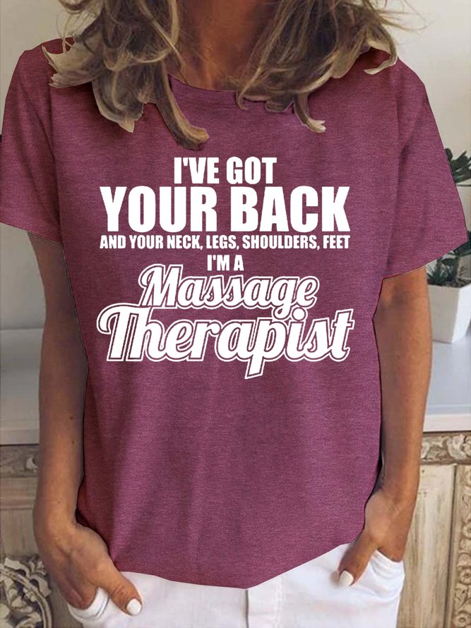 Massage Therapist Got Your Back Women's T-shirt