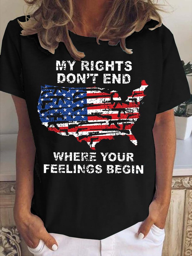 My Rights Don't End Where Your Feelings Begin Shirts & Tops