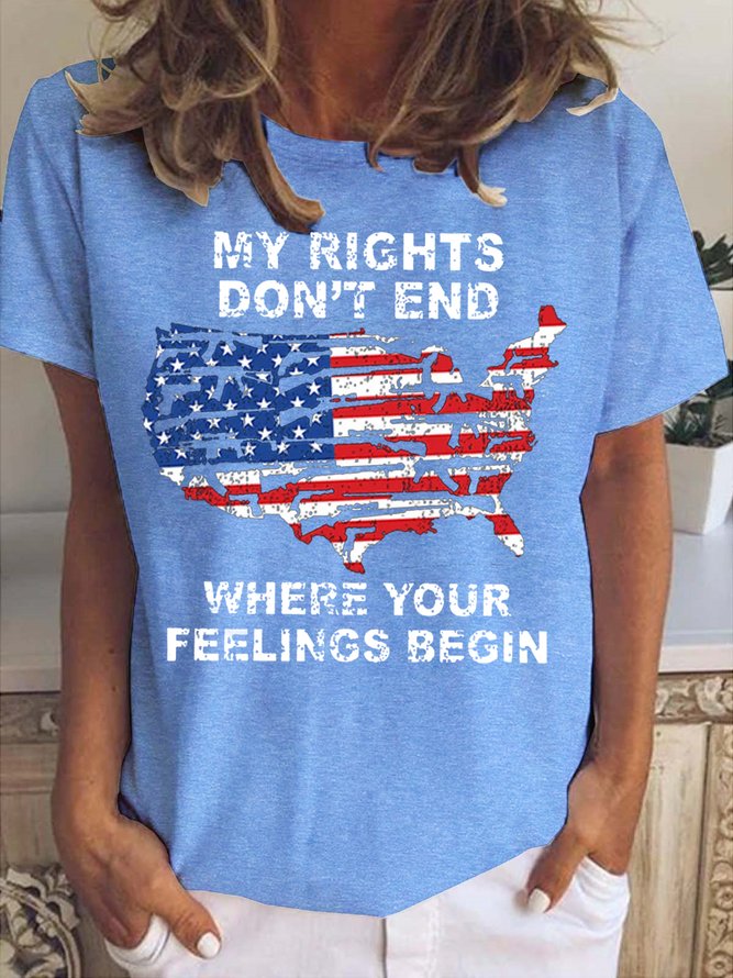 My Rights Don't End Where Your Feelings Begin Shirts & Tops