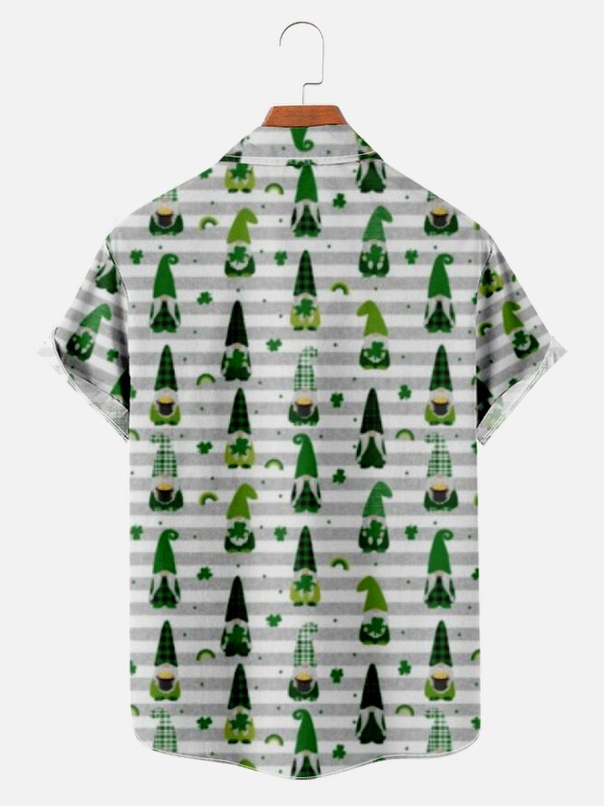St Patricks Day Gnome Men's Short sleeve shirt