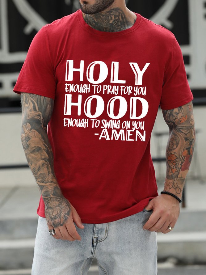Holy Enough To Pray For You Men's Short sleeve T-shirt