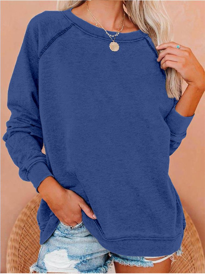 Women's Plain Sweatershirt