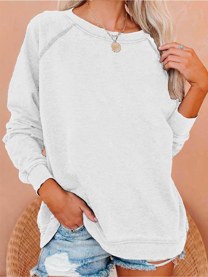 Women's Plain Sweatershirt