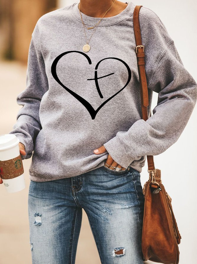 Jesus Heart Women's Sweatshirt