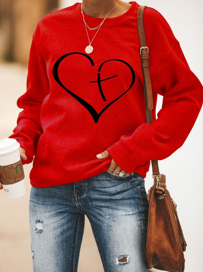 Jesus Heart Women's Sweatshirts