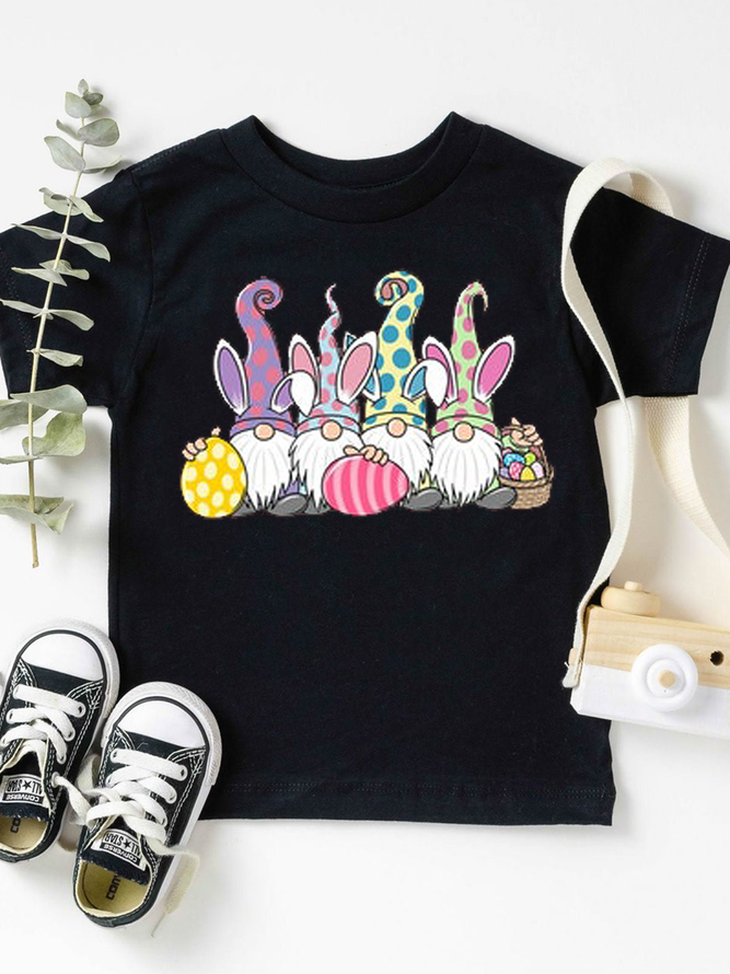 Happy Easter Egg Gnome Cute Kids Shirts&Tops