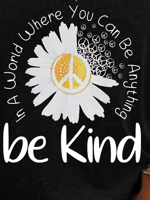 Be Kind Regular Fit Cotton Blends Casual Knit