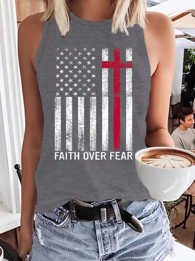 Faith Over Fear Women's Knit Tank