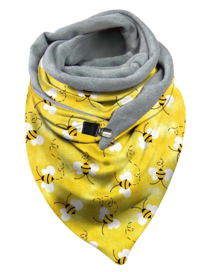 Women Casual Animal Autumn Printing Windproof Best Sell Polyester Cotton Scarf Regular Scarf