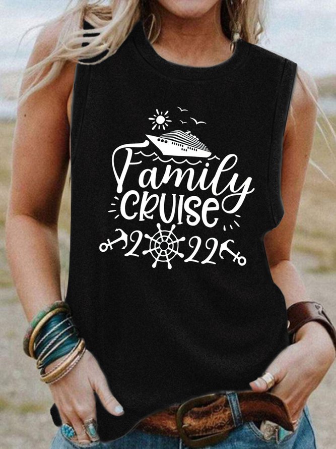 Family Cruise Women's Cotton Blends Tanks & Camis