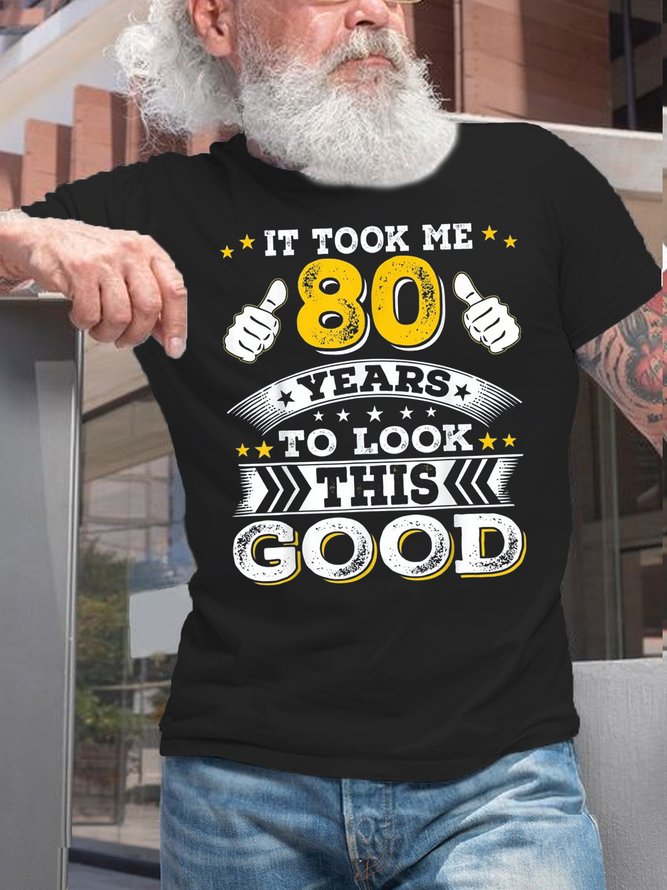 Mans Funny 1941 80Th 80 Years grandpa Casual Fit T-Shirt