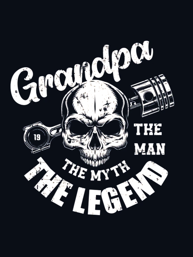 Grandpa The Man The Myth The Legend Funny T-shirt