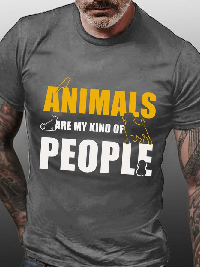 animal men’s Crew Neck T-Shirt