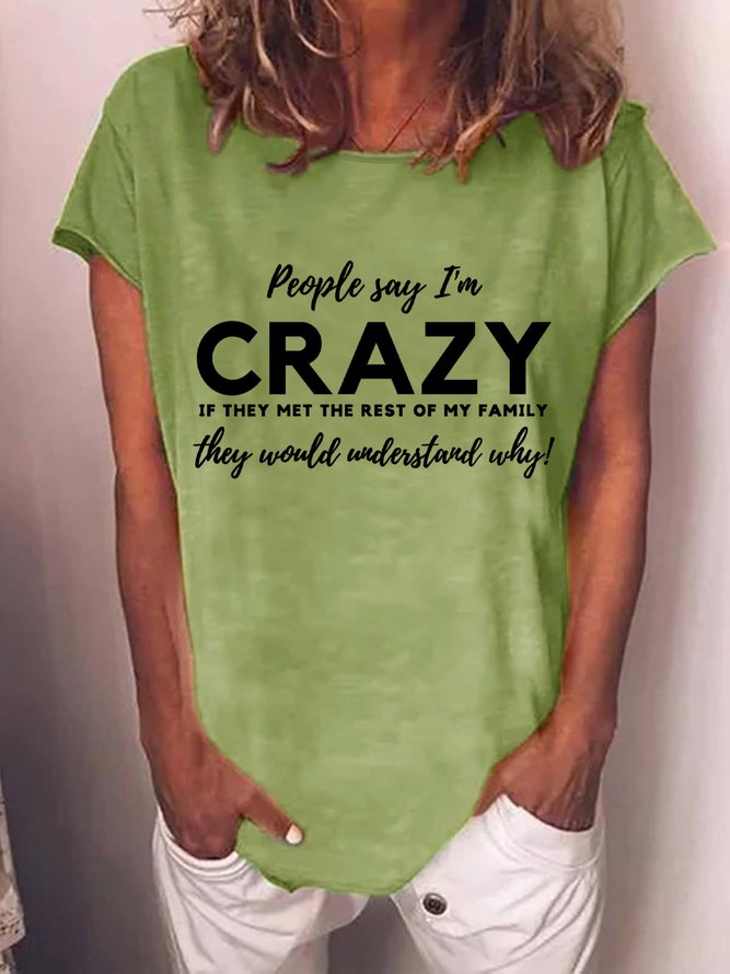 Lilicloth X Kat8lyst Crazy They Should Met My Family Women's T-Shirt