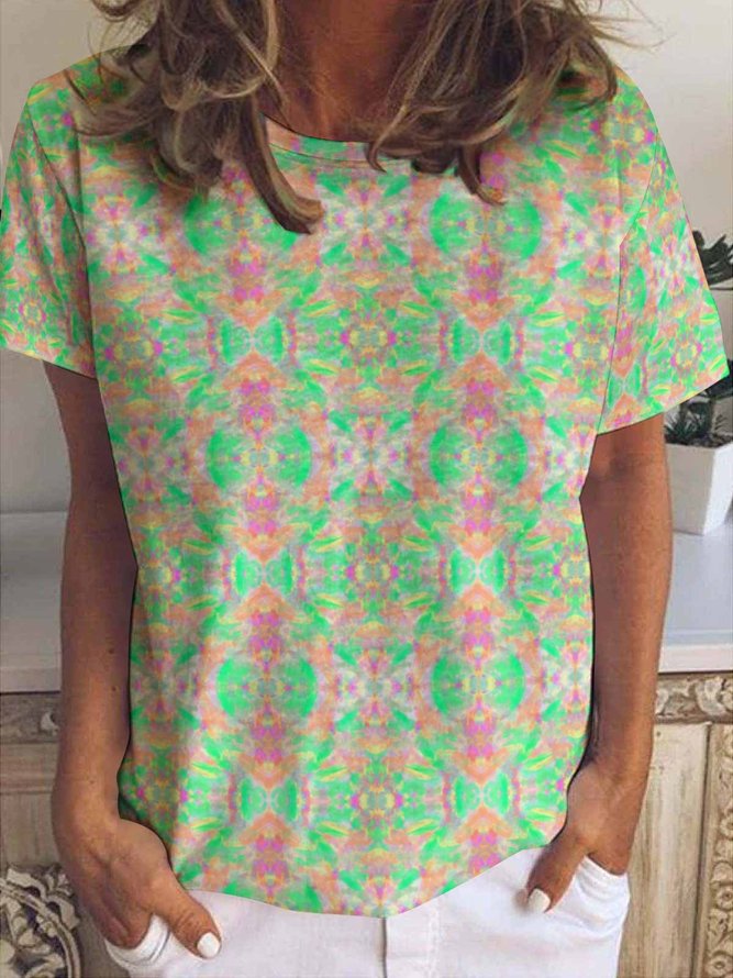 Lilicloth X Paula Oriental Watercolor Paint Women's T-Shirt
