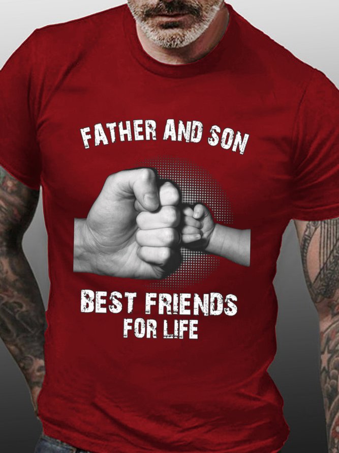 Father And Son Best Friends For Life Men's T-shirt
