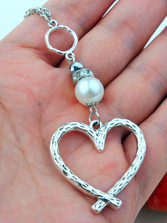 Pearl Heart Shape Necklace