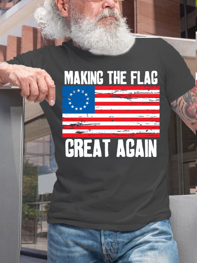 Mens Making The Flag Great Again Casual T-Shirt