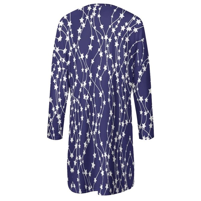 Womens Causal Abstract Print Dresses