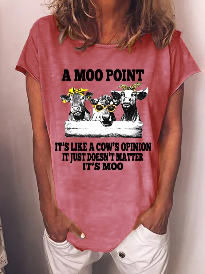 A Moo Point Women's T-Shirt