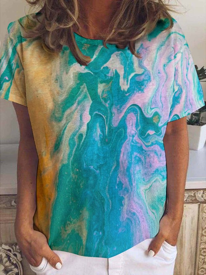 Lilicloth X Kat8lyst Fluid Painting Women's T-Shirt