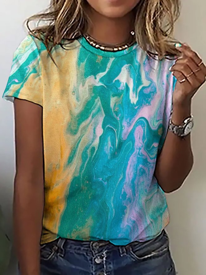 Lilicloth X Kat8lyst Fluid Painting Women's T-Shirt