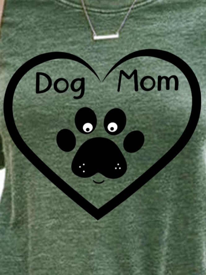 Lilicloth X Paula Dog Mom Heart Women's Sweatshirts