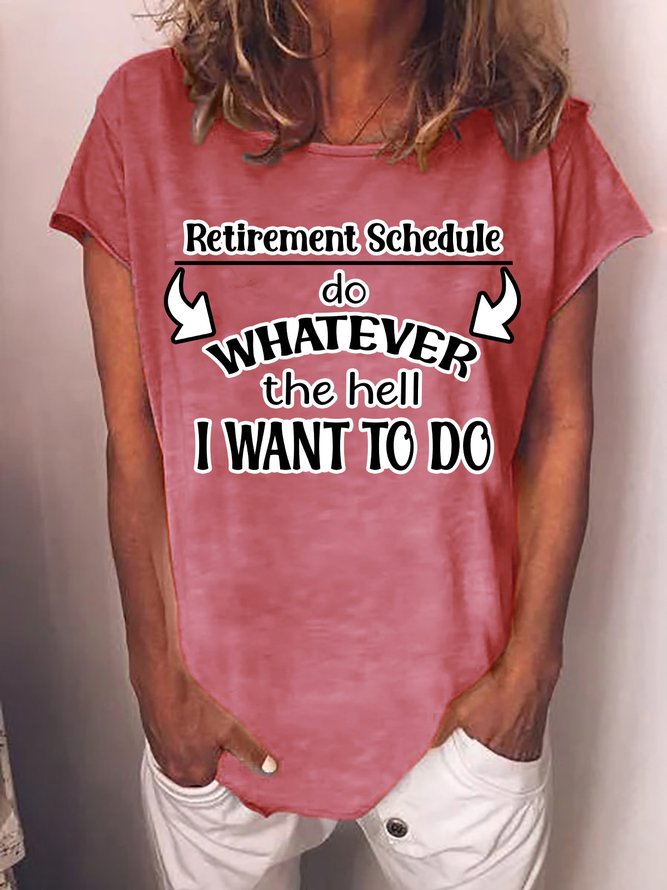 Lilicloth X Paula Retirement Schedule Do Whatever The Hell I Want To Do Women's T-Shirt