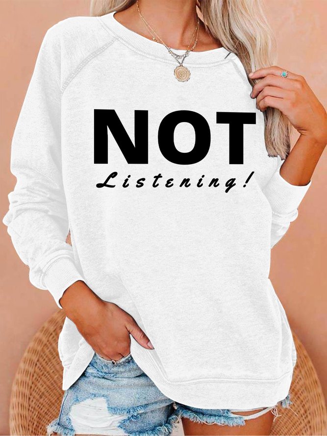 Lilicloth X Kat8lyst Not Listening Women's Sweatshirts