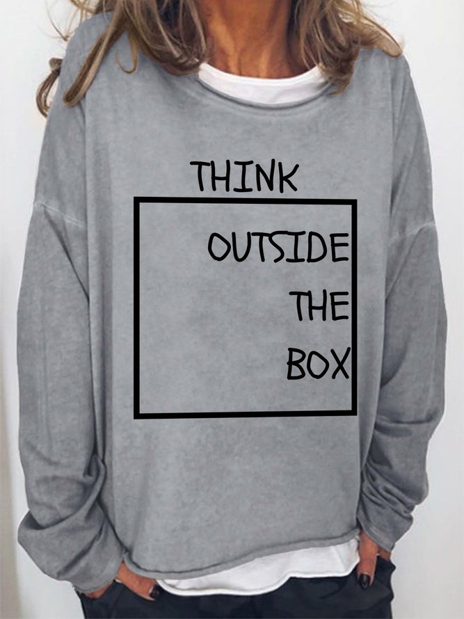 Lilicloth X Kat8lyst Think Outside The Box Women's Sweatshirts