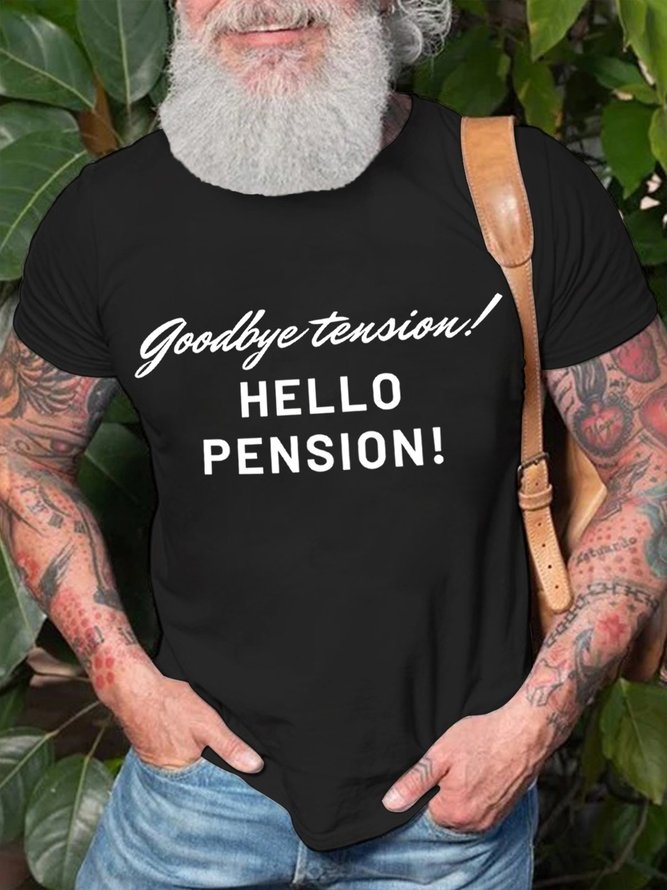 Lilicloth X Kat8lyst Goodbye Tension Hello Pension Men's T-Shirt