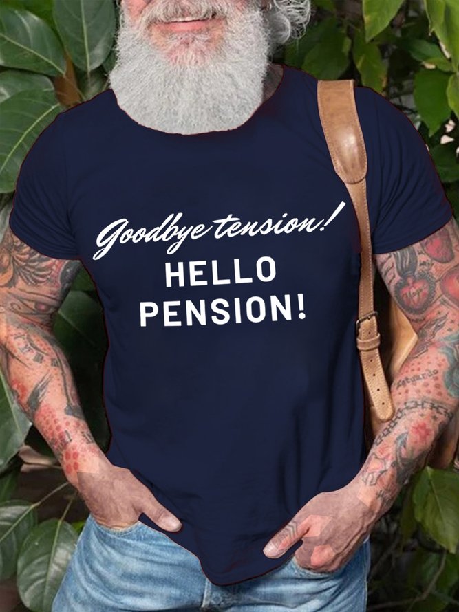 Lilicloth X Kat8lyst Goodbye Tension Hello Pension Men's T-Shirt