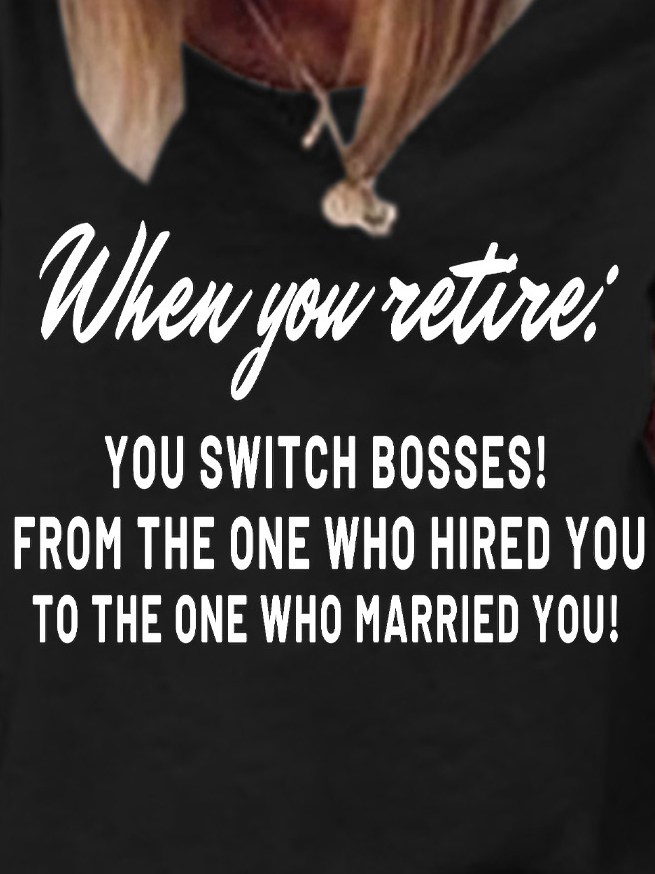 Lilicloth X Kat8lyst Retire Is Switch Bosses To The One Who Married You Women's T-Shirt