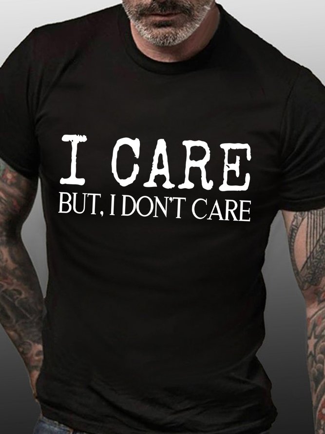 Lilicloth X Kat8lyst I Care But I Don't Care Men's T-Shirt