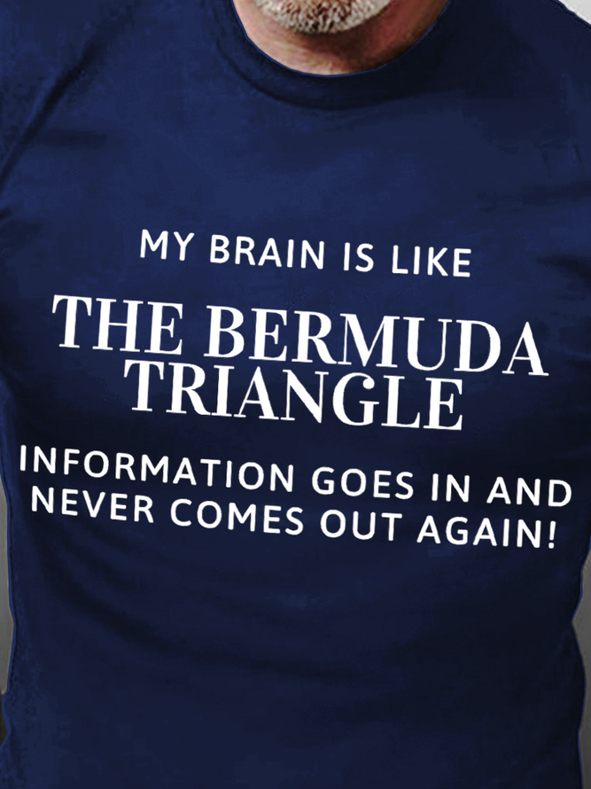 Lilicloth X Kat8lyst My Brain Is Like Bermuda Triangle Men's T-Shirt