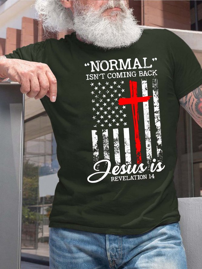 Men's Normal Isn’t Coming Back Casual T-shirt