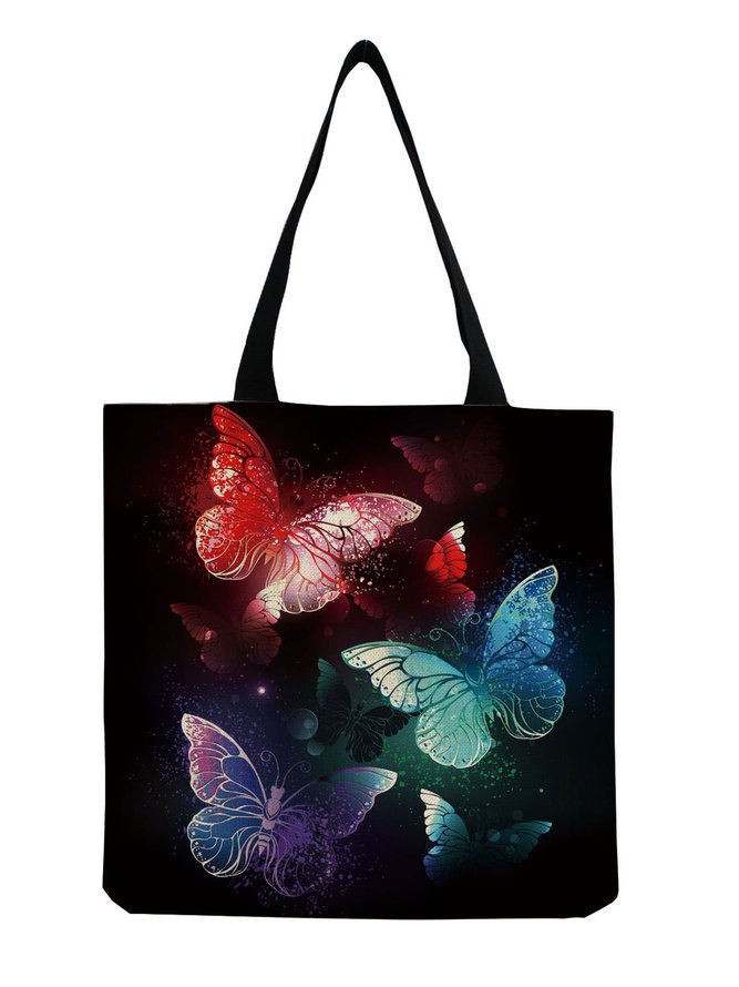 Butterfly Animal Graphic Shopping Totes