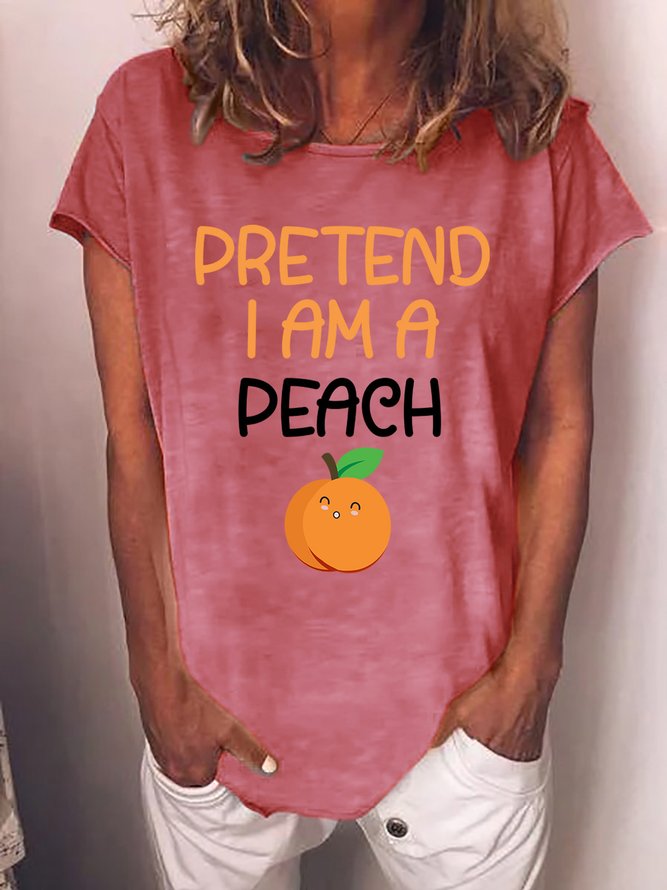 Lilicloth X Paula Pretend I Am A Peach Women's T-Shirt