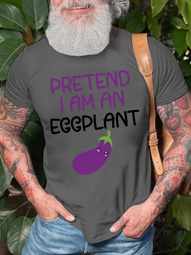 Lilicloth X Paula Pretend I Am A Eggplant Men's T-Shirt