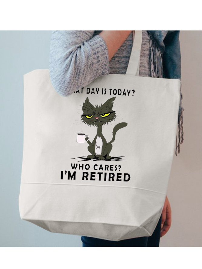 Retired Cat Casual Shopping Totes