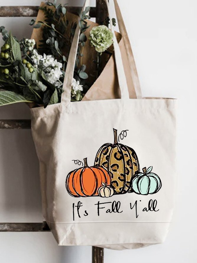 Halloween Pumpkin Graphic Shopping Totes