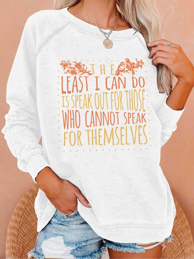 Lilicloth X Tebesaya The Least I Can Do Is Speak Out Women's Sweatshirts